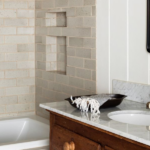 How to uniquely use subway tile in your bathroom